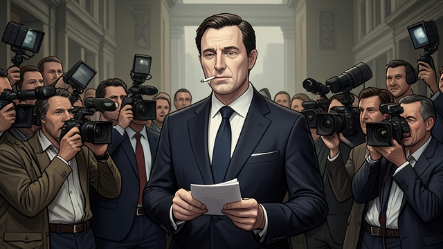 A Father Announces Kidnapping from "Native Son". Panic in Public The ransom demand Henry Dalton tells reporters that Mary has been kidnapped and says he will pay ten thousand dollars.