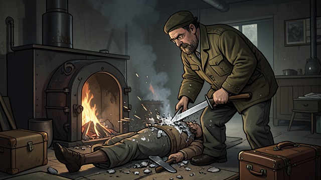 The Body at the Fire from "Native Son". Concealment Begins A failed fit Bigger puts Mary in her suitcase and brings it to the basement, but her body cannot fit into the furnace intact.