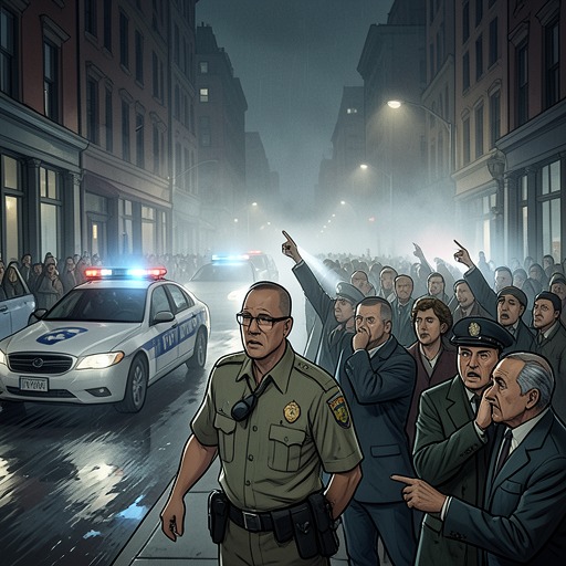 The Press and the Manhunt from "Native Son". This thread traces the conversion of an individual crime into a citywide spectacle that fuels anti-Black panic and a violent search.