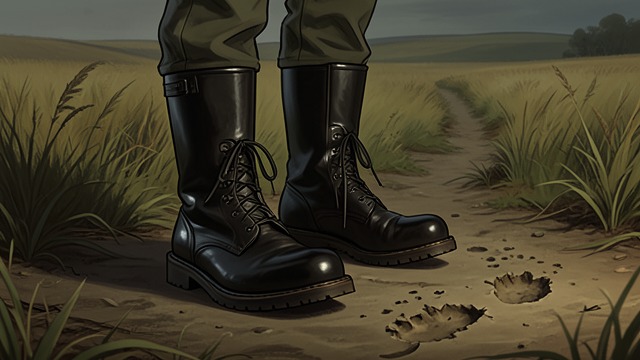 Boots and Possessions from "In Cold Blood". Boots and Possessions A physical match Investigators recover boots whose soles correspond to photographed tracks at the crime scene.