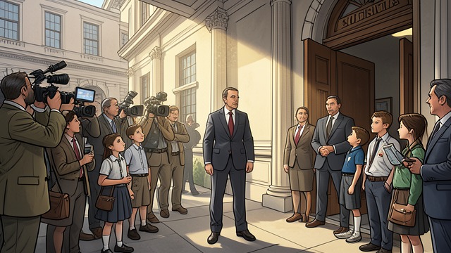 The Arrest Reaches Town from "In Cold Blood". The Arrest Reaches Town Public arrival The suspects’ return draws reporters, schoolchildren, and local residents to the courthouse.