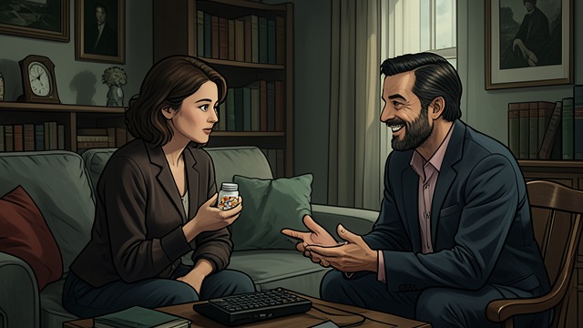 Telling a Partner from "Forever...". Shared Responsibility A personal decision disclosed Katherine tells Michael that she has begun taking the Pill.