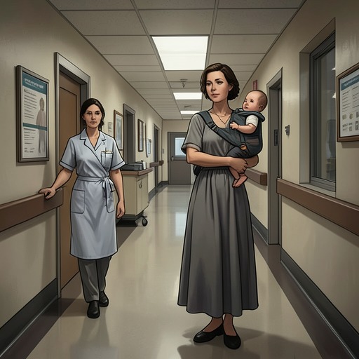 Sybil’s Pregnancy and Adoption from "Forever...". This flow traces Sybil’s concealed pregnancy, decision to give birth, and effort to arrange an adoption for her child.