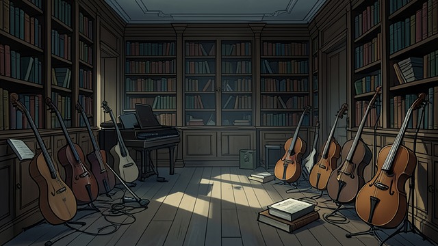 Art Among the Furnishings from "The Fall of the House of Usher". A Mind Surrounded by Art Instruments and books Musical instruments, books, and other objects fill the chamber but do not enliven it.