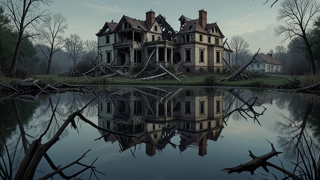 The Empty Estate from "The Fall of the House of Usher". Household Extinction No one remains Madeline and Roderick die, and the narrator flees.