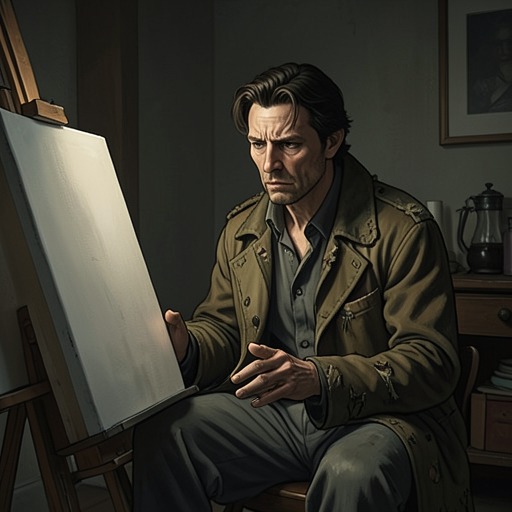 The Artist’s Decline from "The Fall of the House of Usher". Roderick’s creative life shifts from an intense outlet for feeling to a set of images that anticipate mental and physical ruin.