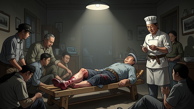 The Sailor’s Leg from "Life of Pi". A Brutal Bargain An Injury Worsens The Taiwanese sailor’s broken leg becomes infected, and the Cook persuades the others that amputation may be necessary.