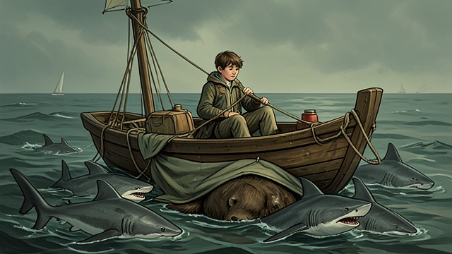 The Orphaned Castaway from "Life of Pi". A Child Alone at Sea Loss and Immediate Danger The Tsimtsum sinks, Pi Patel loses contact with his family, and the Lifeboat places him beside dangerous…