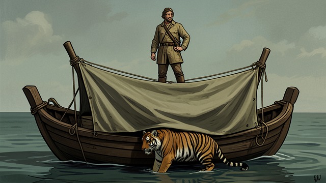 The Boat Divided from "Life of Pi". A Small World with Borders Physical Limits The Lifeboat’s benches, floor, and tarpaulin make territory unavoidable: neither Pi Patel nor Richard Parker can…