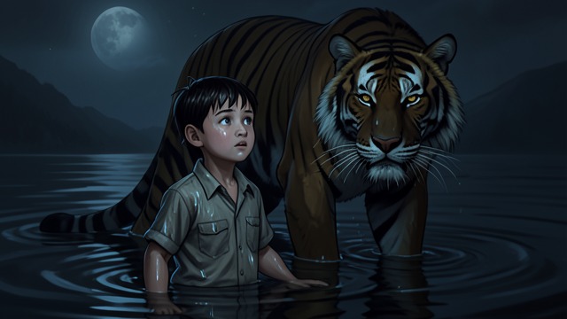 Terror in the Lifeboat from "Life of Pi". Two Survivors, One Boat Rescue and Alarm Pi Patel helps Richard Parker reach the Lifeboat, then realizes that saving the tiger has placed a predator beside…
