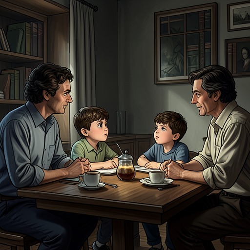 A Son and His Parents from "Life of Pi". Pi Patel’s ties to Santosh Patel and Gita Patel move between parental protection, generational disagreement, and the grief of losing both parents.
