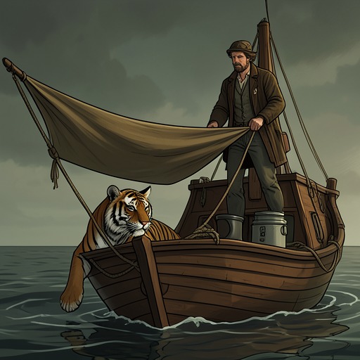 The Fight for the Boat’s Territory from "Life of Pi". Pi Patel’s struggle for control aboard the Lifeboat develops from fearful distance into a negotiated hierarchy supported by routine and resources.