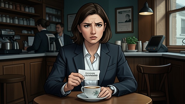 The Napkin Warning from "The Other Black Girl". The Napkin Warning A stranger’s approach At a crowded Starbucks, a Black man gives Nella a napkin that first appears to contain a phone number.