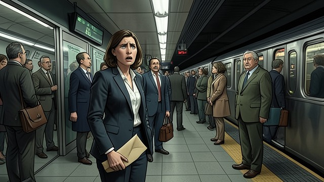 A Second Message from "The Other Black Girl". A Second Message The threat returns On a crowded subway platform, Nella finds another envelope in her bag.