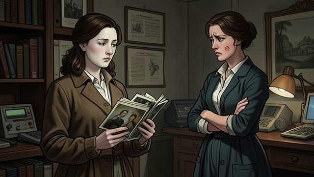 Evidence Held Back from "The Other Black Girl". Evidence Held Back A confidence withheld After finding Hazel’s files, Nella shows Malaika photographs of the records.