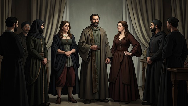 Baal’s Counterfeit Household from "The Satanic Verses". A Parody Becomes a Challenge The wives’ identities Hidden at The Curtain, Baal helps the prostitutes assume the identities of Mahound’s wives.