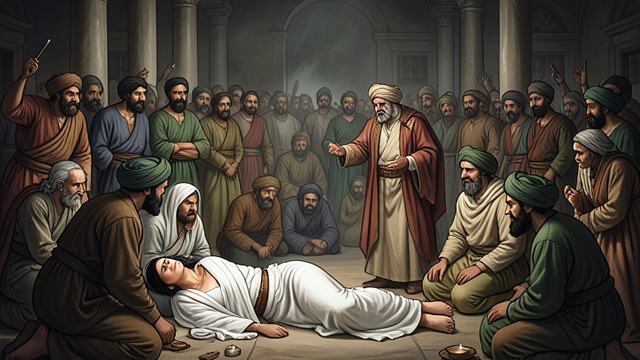 Death Weakens the March from "The Satanic Verses". Cost Comes into View The first loss Khadija dies near an old roadside ruin after telling Muhammad Din that she needs to lie down.
