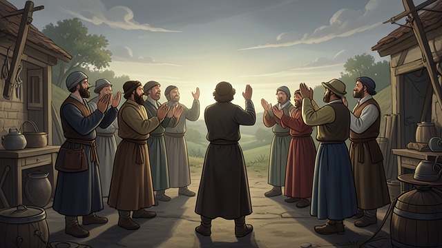 The Command to Walk from "The Satanic Verses". A Village Receives a Command The promised journey Ayesha tells the Titlipur panchayat that Gibreel has commanded every villager to walk to Mecca.