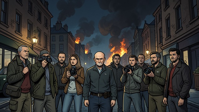 The City as a Living Transformation from "The Satanic Verses". The City as a Living Transformation Social conflict made visible During the Brickhall unrest, fire, surveillance, and crowds transform the city’s familiar…