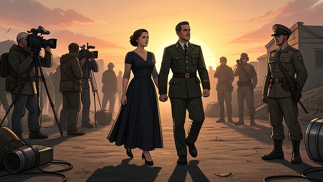 A Heroic Escort from "Another Day of Life". A Heroic Escort Reputation on the journey Carlotta accompanies Rysiek, Luis Alberto, and a Portuguese television crew toward the front.