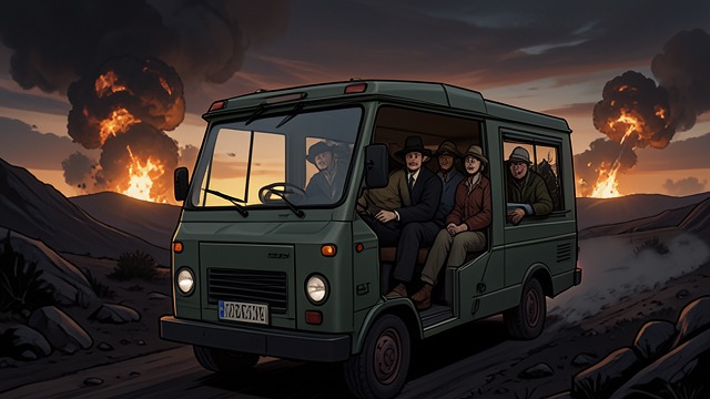 A Road Through Gunfire from "Another Day of Life". A Road Through Gunfire Crossing a battle at night Nelson drives with Comandante Bota and Rysiek along the only route available, passing gunfire and explosions…