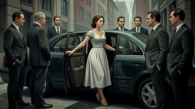 The Empty Seat from "Another Day of Life". The Empty Seat A choice at departure Carlotta steps out of the car and decides to stay as the others prepare to leave.