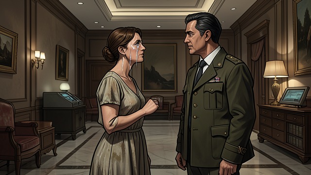 The Farewell at the Hotel from "Another Day of Life". The Farewell at the Hotel Tears at parting When Rysiek prepares to leave, Dona Cartagina breaks down in tears.