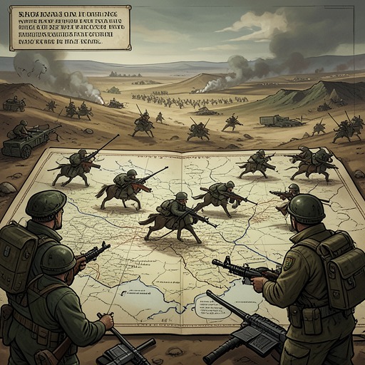 Operation Orange Advances from "Another Day of Life". This flow follows the multi-pronged invasion plan from its strategic timetable to its first devastating advances.