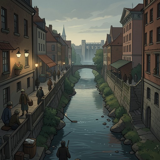 The Weight of Water from "Another Day of Life". This flow follows water from a scarce everyday necessity to the infrastructure on which the capital's survival depends.