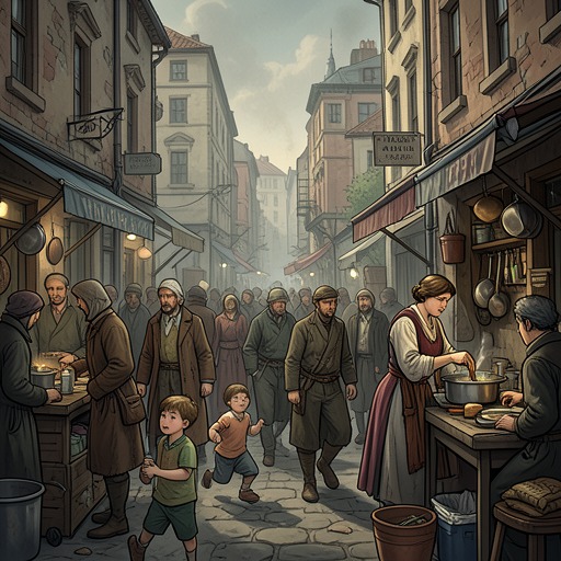 Ordinary Life as Resistance from "Another Day of Life". This flow follows small routines and acts of care that preserve a human scale inside a city increasingly governed by war.
