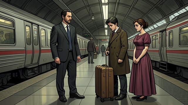 The Decision to Leave from "Reunion". The Decision to Leave A safety calculation Dr. Schwarz tells Hans that his parents will send him to relatives in America until the storm passes.