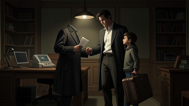 The Father’s Warning from "Reunion". The Father’s Warning A protective decision Dr. Schwarz tells Hans that his parents have arranged for him to go to America until the political storm passes.
