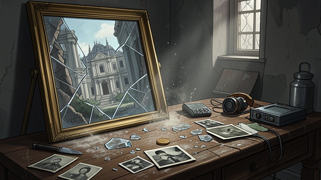 Memory’s Lost Objects from "Reunion". Memory’s Lost Objects Material traces Hans’s adult account returns to the rooms and objects that once made each boy’s world visible.
