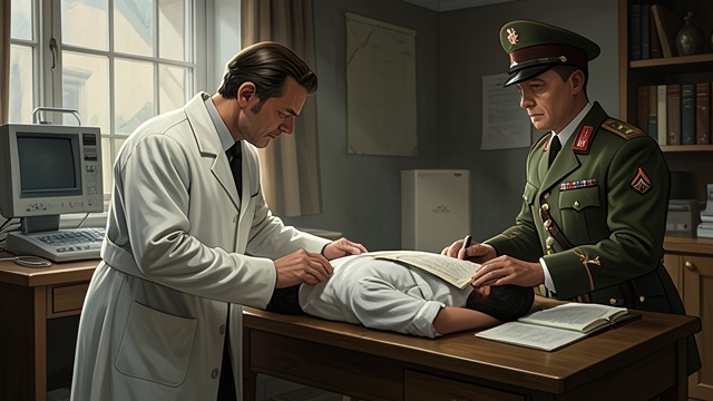 The Respected Physician from "Reunion". The Respected Physician Civic standing Dr. Schwarz is a successful doctor respected by Jewish and non-Jewish patients alike.