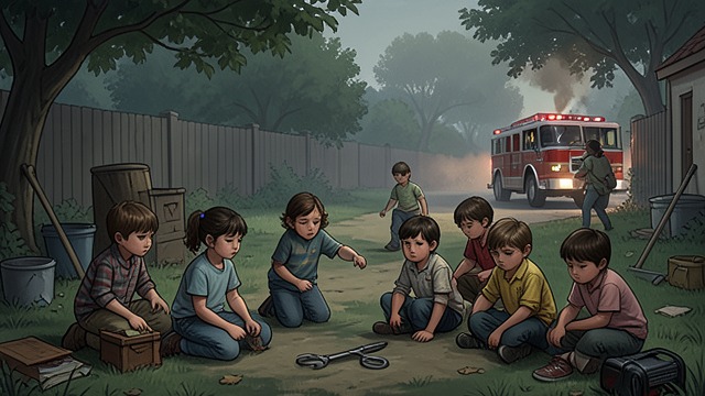 The Fire’s Human Scale from "Reunion". The Fire’s Human Scale Statistics become people Hans has heard of disasters and mass deaths, but the Bauer children are neighbors he has seen and known.