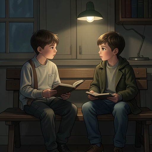 Hans and Konradin’s Intellectual Bond from "Reunion". The boys’ conversations move from collecting and art to religious doubt and questions about life, revealing both the depth and limits of their intellectual…