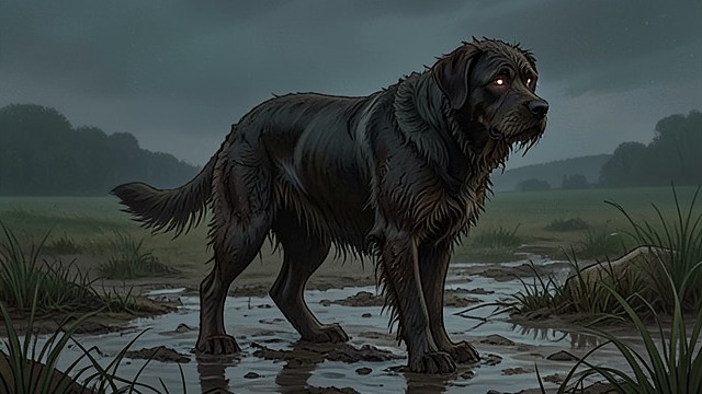 Phosphorus Applied from "The Hound of the Baskervilles". Phosphorus Applied A supernatural appearance Stapleton coats the dog with a luminous preparation that makes its muzzle and eyes seem aflame.