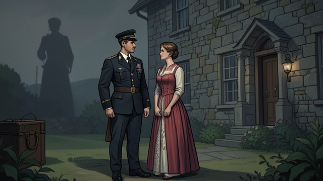 A Household Bond from "The Hound of the Baskervilles". A Household Bond Long service John Barrymore and Eliza Barrymore have served the Baskerville household for generations.