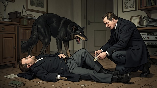 A Convict in His Clothes from "The Hound of the Baskervilles". A Convict in His Clothes A mistaken target Selden wears clothes passed on from Sir Henry and is pursued by the hound.