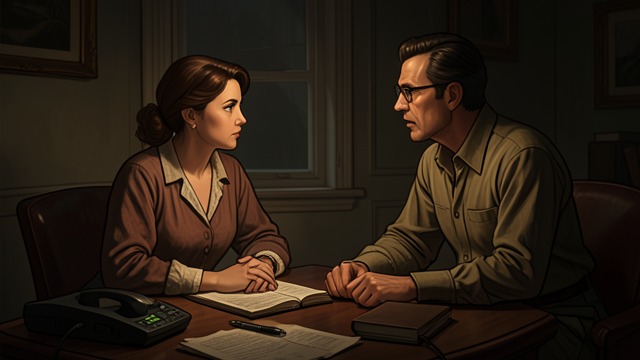 Beryl’s Unease from "The Hound of the Baskervilles". Beryl’s Unease A strained household Beryl’s words sound unconvincing when she describes life with her brother as happy.