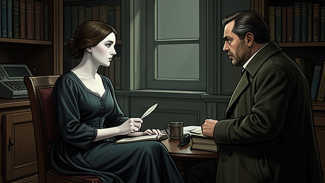 Watson’s Interview from "The Hound of the Baskervilles". Watson’s Interview Denial under pressure Watson questions Laura Lyons, who first denies writing to Sir Charles that day.