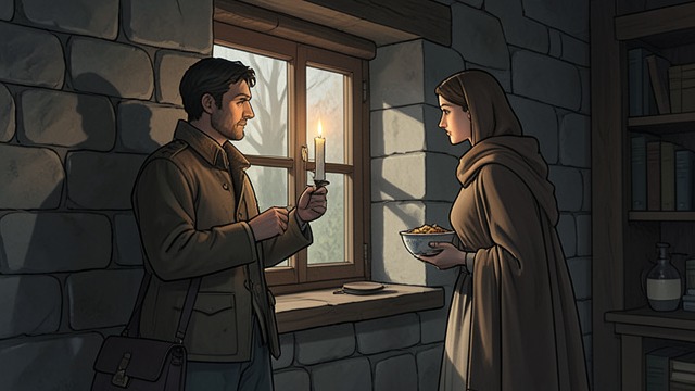 A Signal for Selden from "The Hound of the Baskervilles". A Signal for Selden A secret vigil John holds a candle at an upstairs window while Eliza keeps their reason hidden.