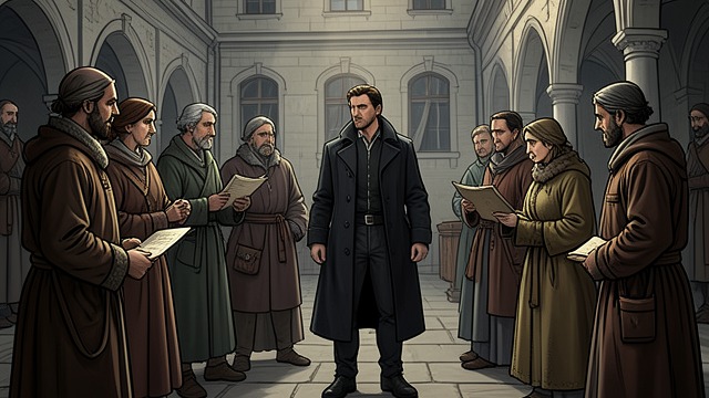 An Assassination Foiled from "Book of Esther". Mordecai Saves Ahasuerus Reporting the Conspiracy Mordecai learns of the plan by Bigthan and Teresh and communicates it to the authorities.