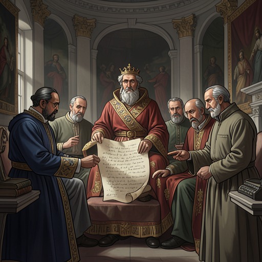 A Human Decree versus Divine Deliverance from "Book of Esther". This flow follows the escalating contest between imperial power and the survival of the Jews, emphasizing each point at which apparent finality is overturned.