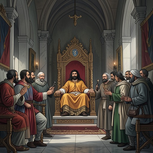 The Reformation against Established Power from "Book of Esther". This flow traces the Reformation as a conflict in which criticism, political protection, and institutional resistance determine how far reform can advance.