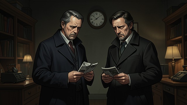 Enemies Become Co-conspirators from "The Night Cleaner". Enemies Become Co-conspirators A common purpose Dorian and Draco agree to work with Asher and Phillip to reverse time.