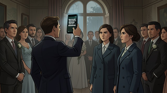 The Broadcast Interrupts from "The Night Cleaner". The Broadcast Interrupts A public threat Dorian’s announcement of the coming age of the gifted interrupts the wedding.