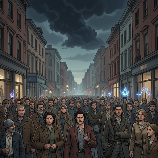 The Public Conflict over Gifted Freedom from "The Night Cleaner". This thread traces the social tension over powered people from quiet suspicion to Dorian’s declaration, urban collapse, and a possible reset in public life.