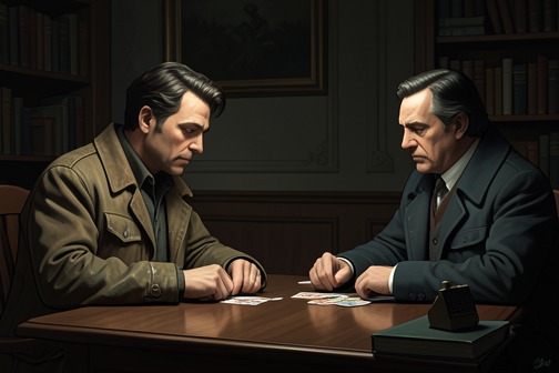 Uribe Bets Nina in a Poker Game from "Senza sangue". Uribe Bets Nina in a Poker Game is the wager through which Ricardo Uribe surrendered his daughter to Count of Torrelavid in exchange for Belsito.