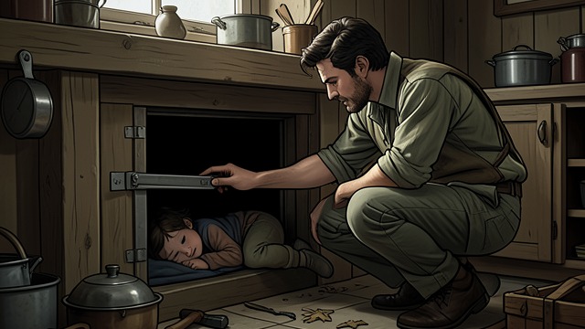The Hatch Opens from "Senza sangue". The Hatch Opens The hidden child discovered After the violence in the main room, Tito searches the farmhouse and finds the Botola nascosta di Mato Rujo beneath…